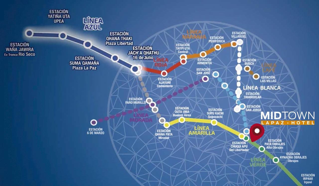 Hotel Midtown La Paz Zewnętrze zdjęcie